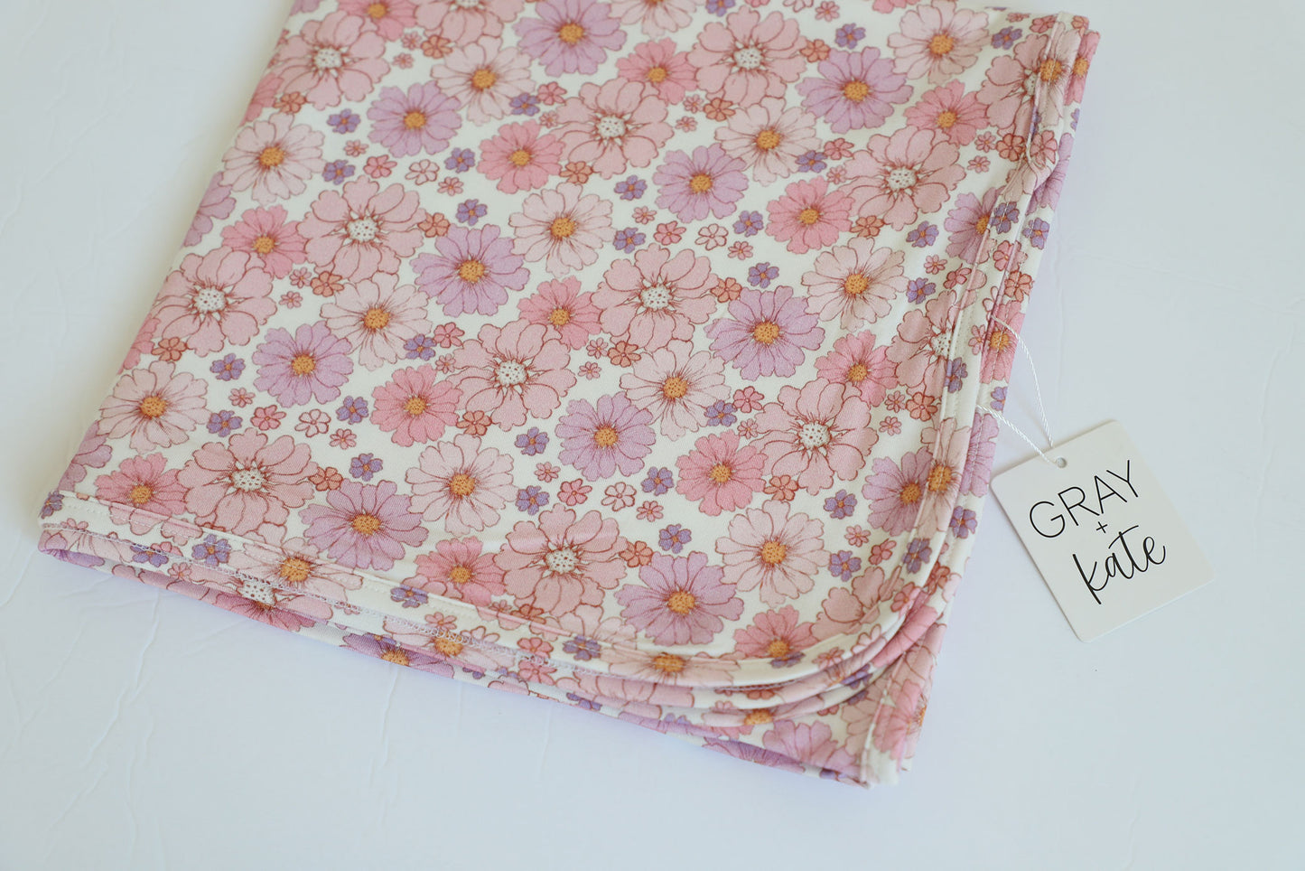 SPRING FLORAL SWADDLE