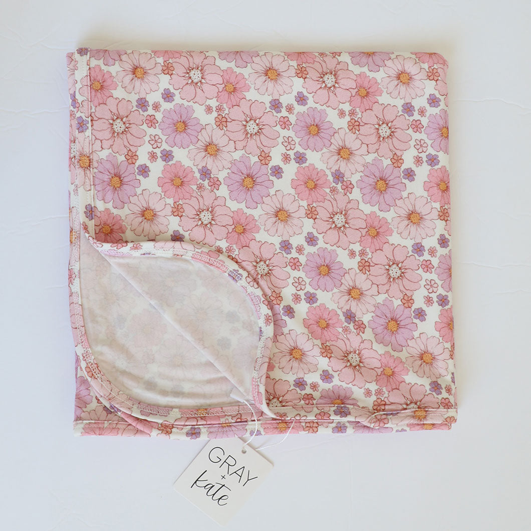 SPRING FLORAL SWADDLE